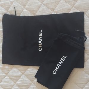 CHANEL Pair of  SHOE DUST BAGS NEW 12x8